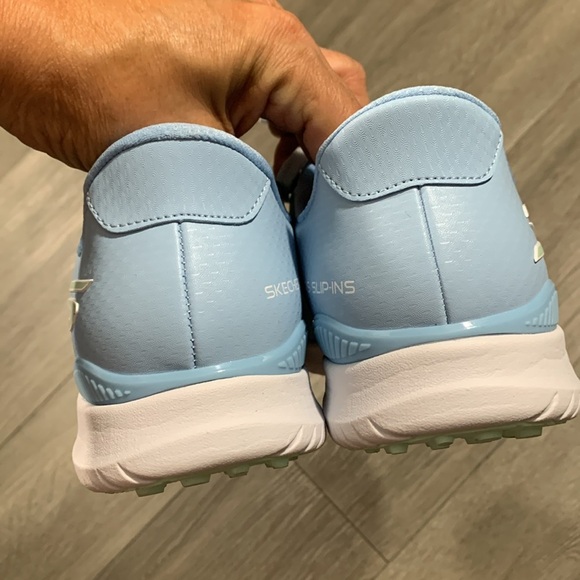 Skechers Slip-ins: GO GOLF Flight Heel Pillow Ultra Lightweight Lt. Blue sz 8.5 - Picture 7 of 13